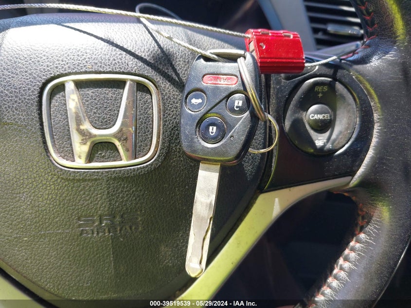 2012 Honda Civic Si VIN: 2HGFB6E59CH702184 Lot: 39519539