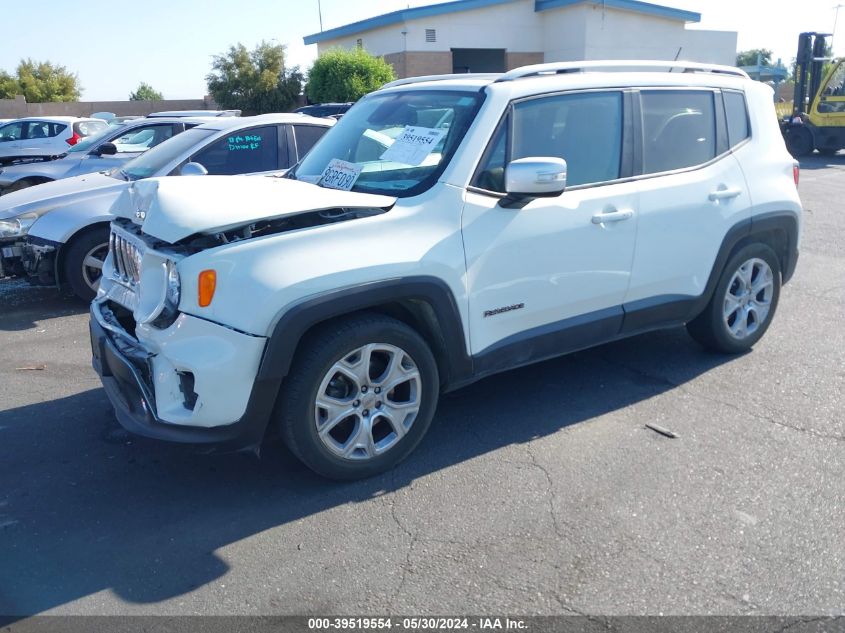 2017 Jeep Renegade Limited Fwd VIN: ZACCJADB1HPF71157 Lot: 39519554