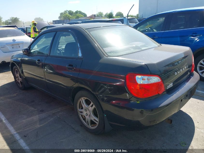 2004 Subaru Impreza 2.5Rs VIN: JF1GD67524H512556 Lot: 39519569