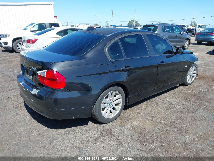 2006 BMW 325I VIN: WBAVB13516PT19563 Lot: 39519571