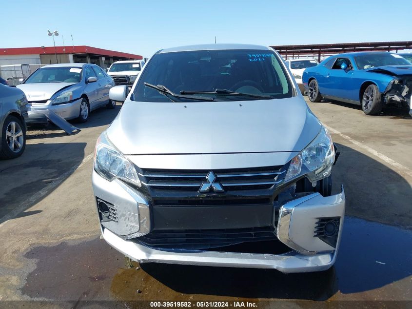 2021 Mitsubishi Mirage Carbonite Edition/Es/Le VIN: ML32AUHJ8MH003295 Lot: 39519582