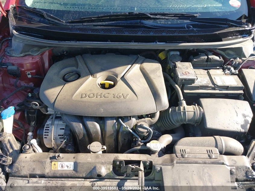 2013 Hyundai Elantra Limited VIN: 5NPDH4AE8DH311292 Lot: 39519583