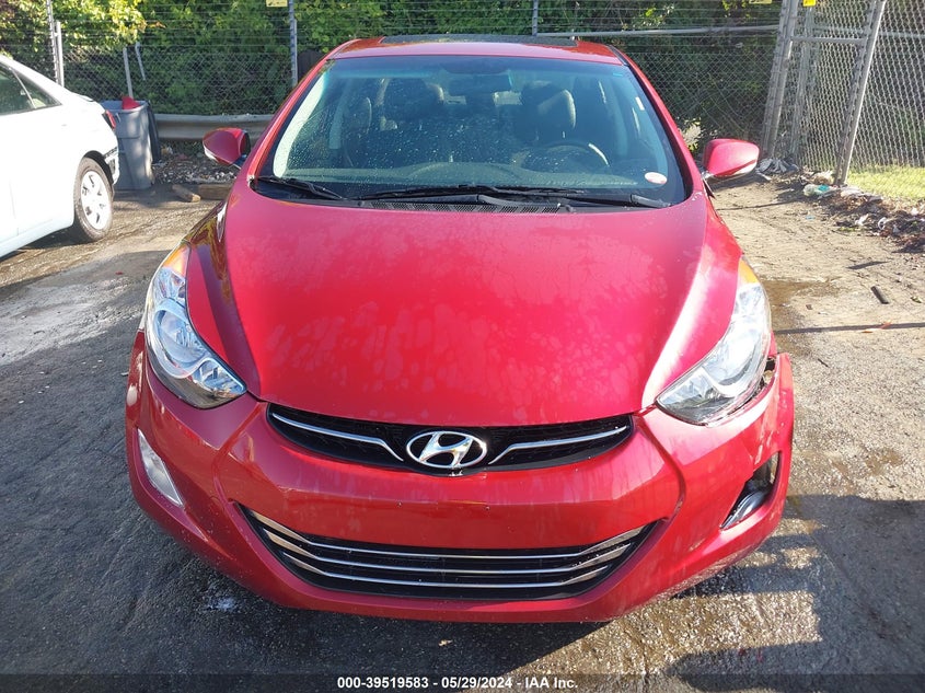 2013 Hyundai Elantra Limited VIN: 5NPDH4AE8DH311292 Lot: 39519583