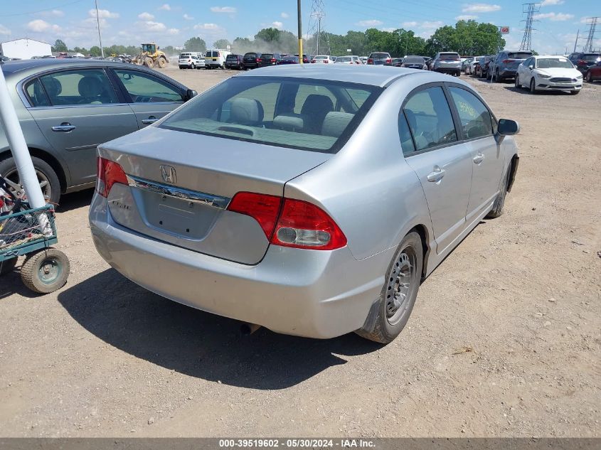 2009 Honda Civic Lx VIN: 1HGFA16549L018644 Lot: 39519602