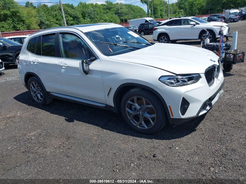 2024 BMW X3 xDrive30I VIN: WBX57DP06RN259206 Lot: 39519612