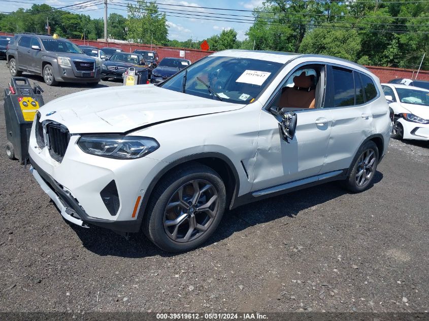 2024 BMW X3 xDrive30I VIN: WBX57DP06RN259206 Lot: 39519612