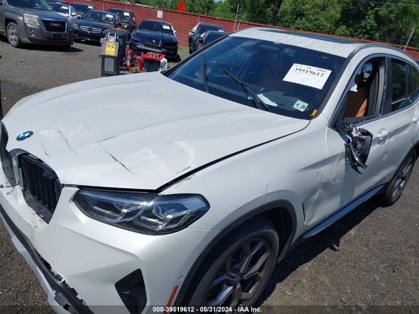 2024 BMW X3 xDrive30I VIN: WBX57DP06RN259206 Lot: 39519612