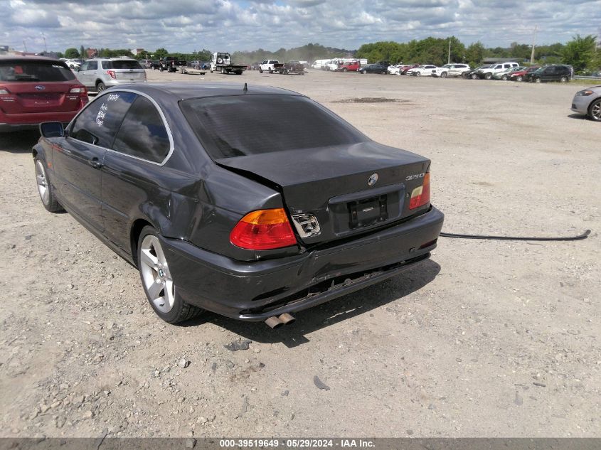 2000 BMW 323Ci VIN: WBABM3342YJN62630 Lot: 39519649