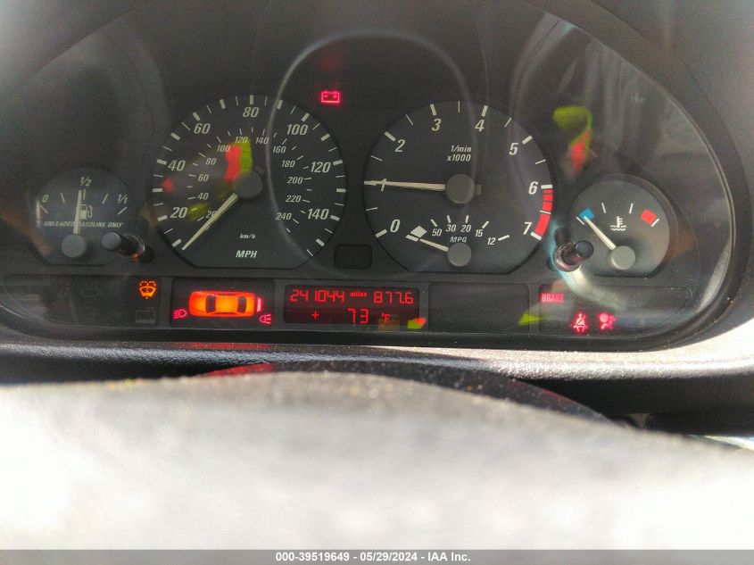 2000 BMW 323Ci VIN: WBABM3342YJN62630 Lot: 39519649