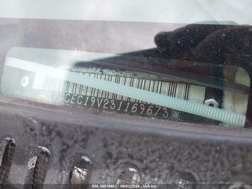2003 Chevrolet Silverado 1500 Ls VIN: 2GCEC19V231169673 Lot: 39519661
