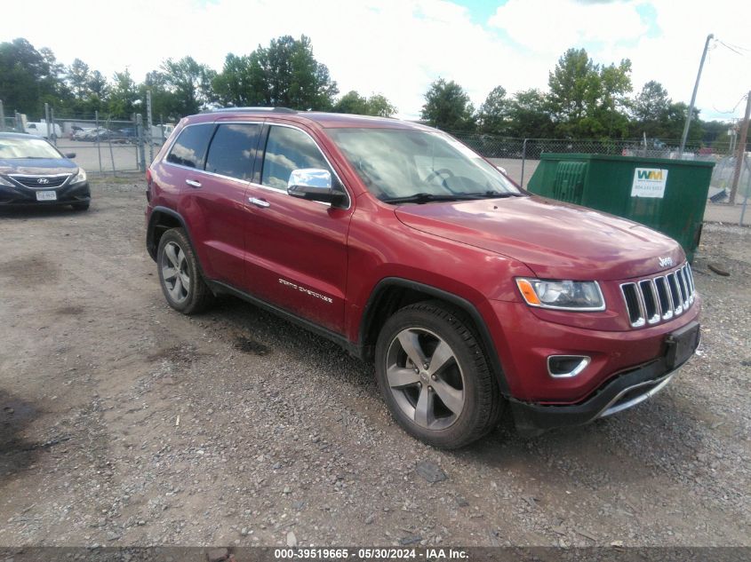 2015 Jeep Grand Cherokee Limited VIN: 1C4RJFBGXFC632867 Lot: 39519665