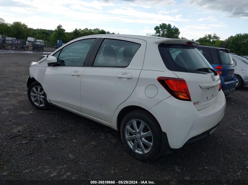 2015 Toyota Yaris Le VIN: VNKKTUD35FA019892 Lot: 39519666