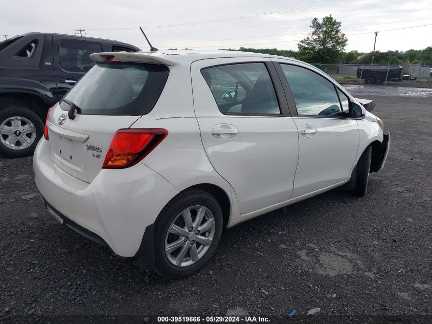 2015 Toyota Yaris Le VIN: VNKKTUD35FA019892 Lot: 39519666