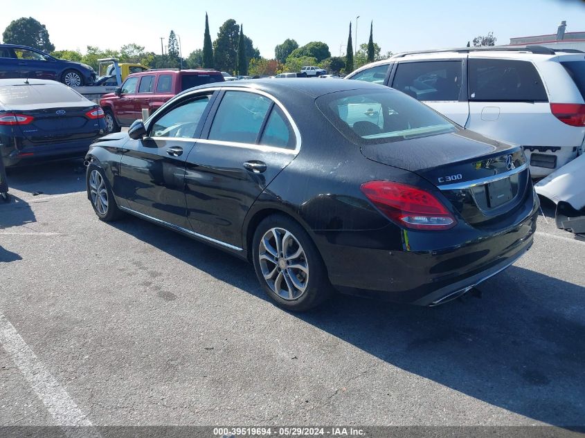 2016 Mercedes-Benz C 300 Luxury/Sport VIN: 55SWF4JB1GU132047 Lot: 39519694