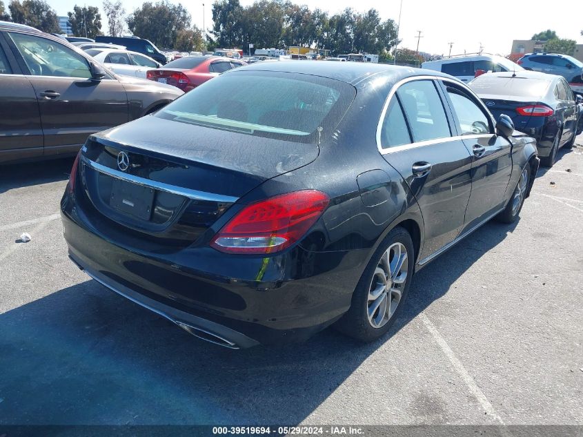 2016 Mercedes-Benz C 300 Luxury/Sport VIN: 55SWF4JB1GU132047 Lot: 39519694