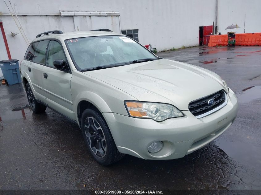 2007 Subaru Outback 2.5I Basic VIN: 4S4BP61C477302372 Lot: 39519698