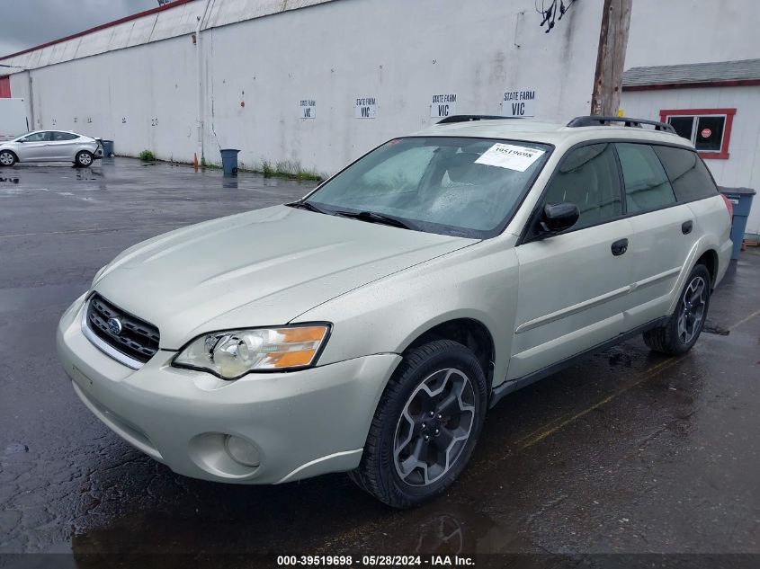 2007 Subaru Outback 2.5I Basic VIN: 4S4BP61C477302372 Lot: 39519698