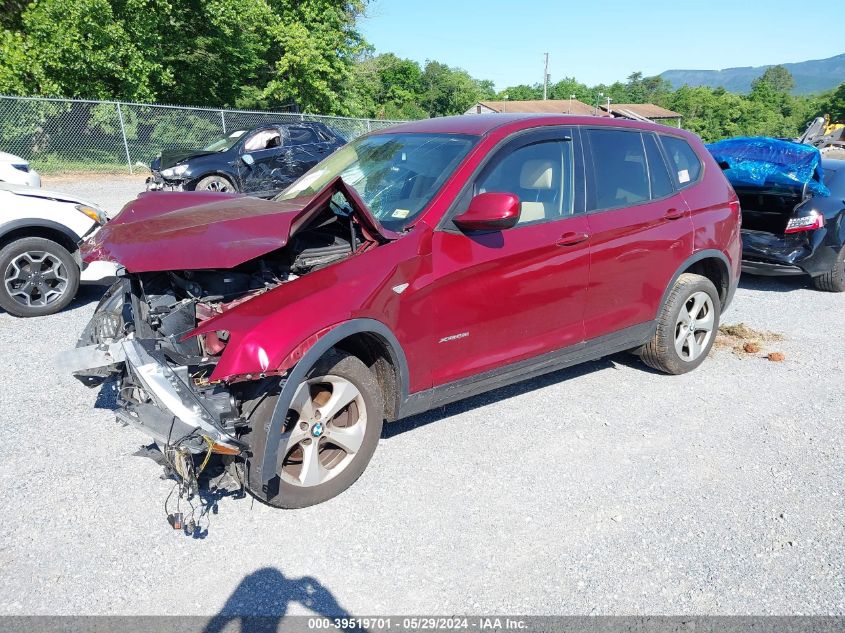 2011 BMW X3 xDrive28I VIN: 5UXWX5C53BL712612 Lot: 39519701