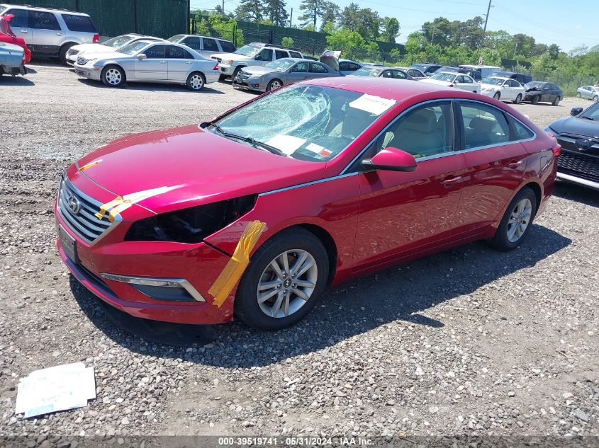 2015 Hyundai Sonata Se VIN: 5NPE24AF1FH193748 Lot: 39519741