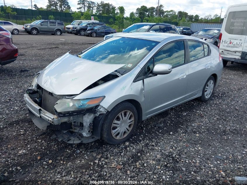 2010 Honda Insight Lx VIN: JHMZE2H56AS003834 Lot: 39519755