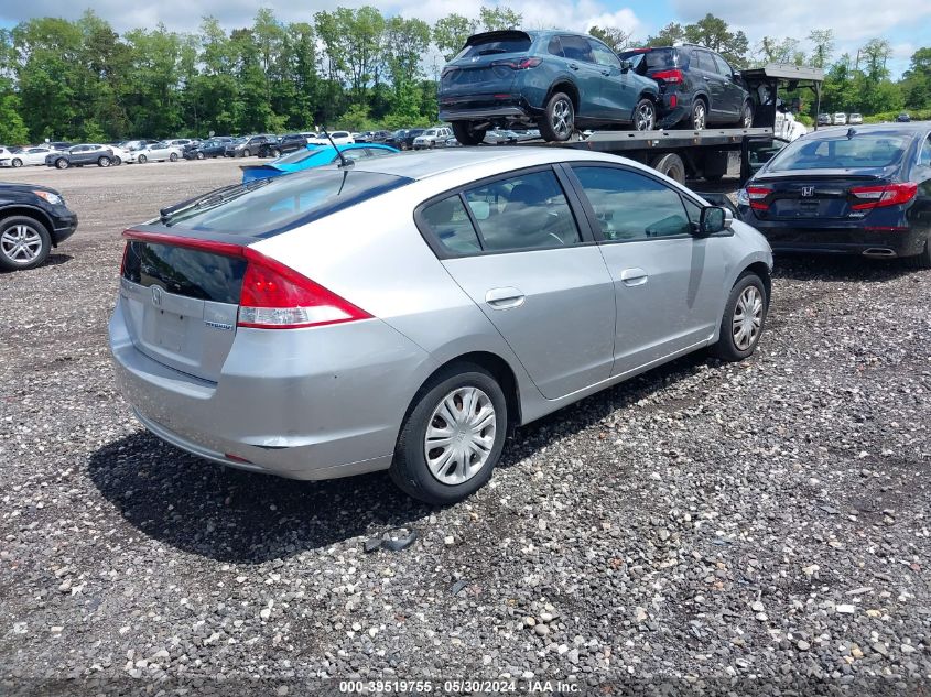 2010 Honda Insight Lx VIN: JHMZE2H56AS003834 Lot: 39519755