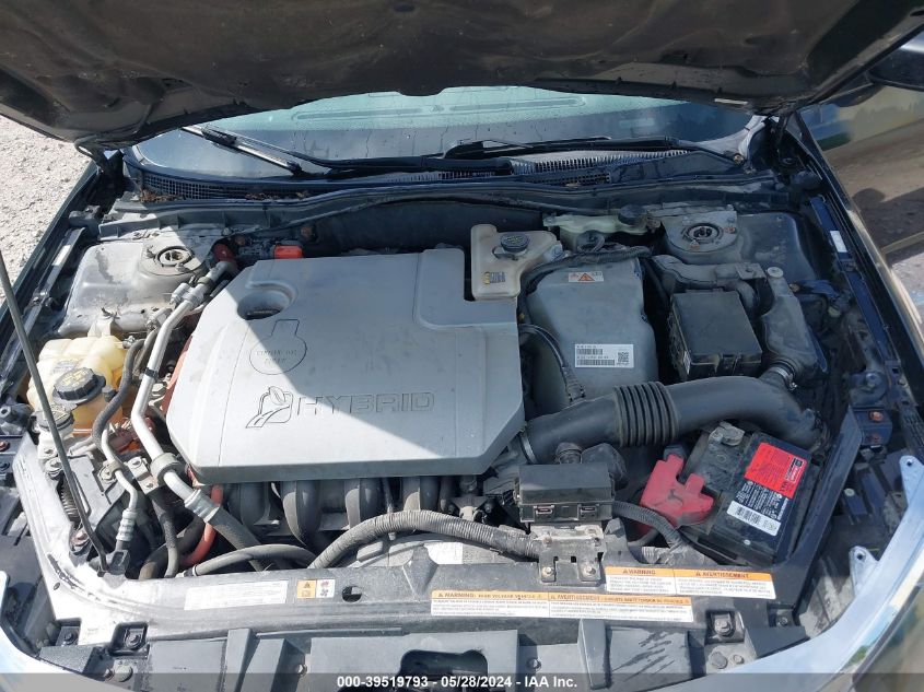 2010 Ford Fusion Hybrid VIN: 3FADP0L31AR171480 Lot: 39519793