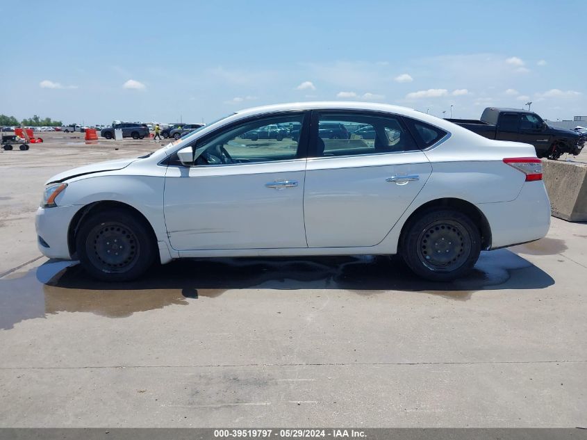 2014 Nissan Sentra Sv VIN: 3N1AB7AP0EY323435 Lot: 39519797