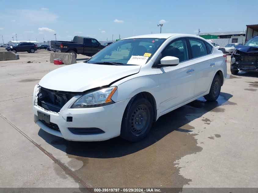 2014 Nissan Sentra Sv VIN: 3N1AB7AP0EY323435 Lot: 39519797