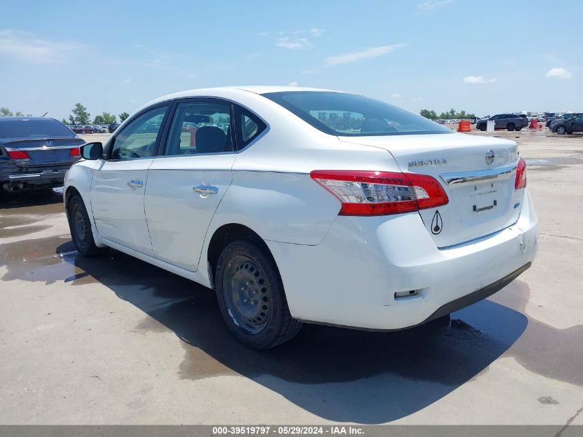 2014 Nissan Sentra Sv VIN: 3N1AB7AP0EY323435 Lot: 39519797