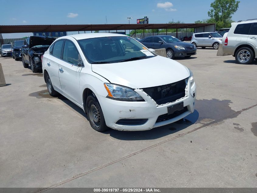 2014 Nissan Sentra Sv VIN: 3N1AB7AP0EY323435 Lot: 39519797