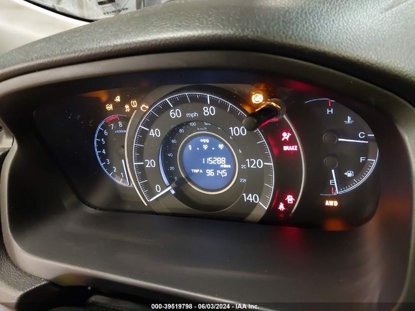 2015 Honda Cr-V Ex-L VIN: 2HKRM4H75FH660146 Lot: 39519798