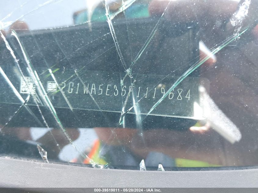 2015 Chevrolet Impala Limited Ls VIN: 2G1WA5E36F1119684 Lot: 39519811