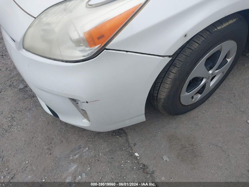 2013 Toyota Prius Two VIN: JTDKN3DU5D5560744 Lot: 39519860