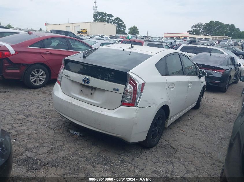 2013 Toyota Prius Two VIN: JTDKN3DU5D5560744 Lot: 39519860