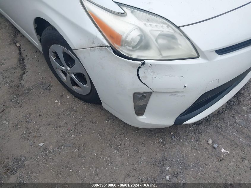 2013 Toyota Prius Two VIN: JTDKN3DU5D5560744 Lot: 39519860