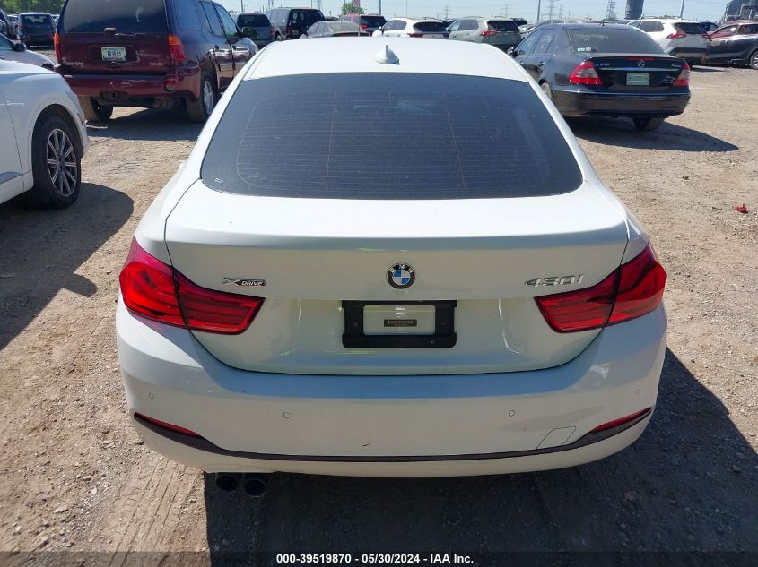 2018 BMW 430I Gran Coupe xDrive VIN: WBA4J3C50JBL04195 Lot: 39519870