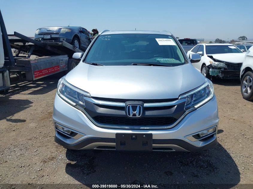 2015 Honda Cr-V Ex-L VIN: 2HKRM3H72FH520596 Lot: 39519880