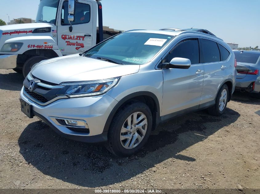 2015 Honda Cr-V Ex-L VIN: 2HKRM3H72FH520596 Lot: 39519880