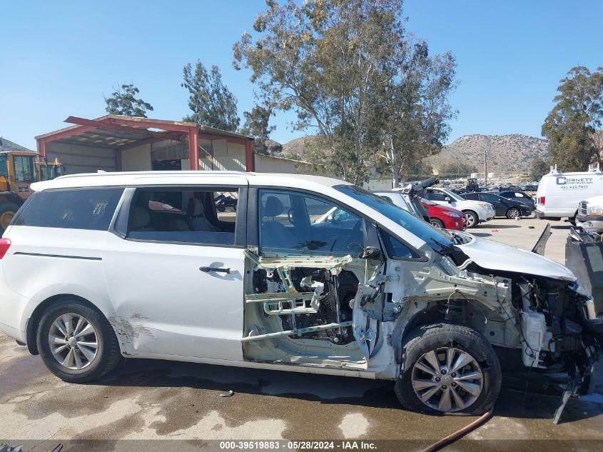 2016 Kia Sedona Lx VIN: KNDMB5C18G6100058 Lot: 39519883