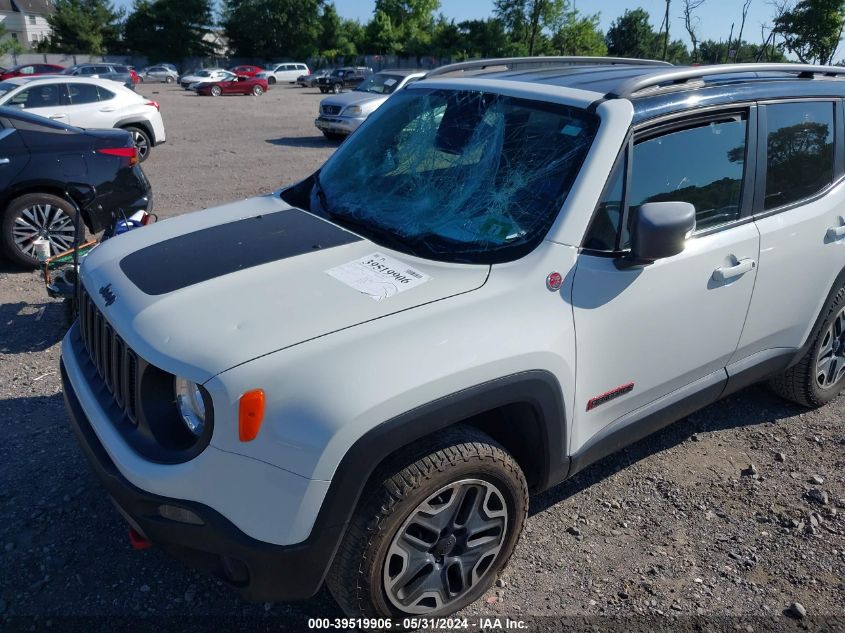 2015 Jeep Renegade Trailhawk VIN: ZACCJBCT3FPB50800 Lot: 39519906