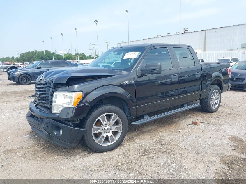 2014 Ford F-150 Stx VIN: 1FTFW1CF9EKF90743 Lot: 39519911