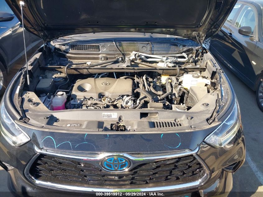 2021 Toyota Highlander Hybrid Platinum VIN: 5TDFARAH8MS007989 Lot: 39519912