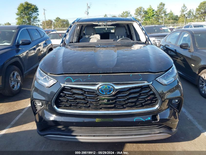 2021 Toyota Highlander Hybrid Platinum VIN: 5TDFARAH8MS007989 Lot: 39519912