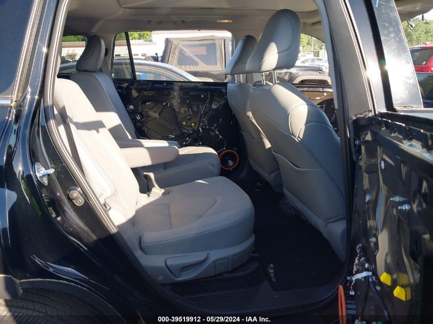 2021 Toyota Highlander Hybrid Platinum VIN: 5TDFARAH8MS007989 Lot: 39519912