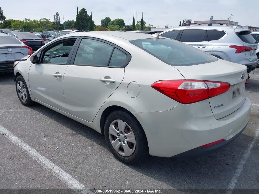 2014 Kia Forte Lx VIN: KNAFK4A6XE5215455 Lot: 39519962