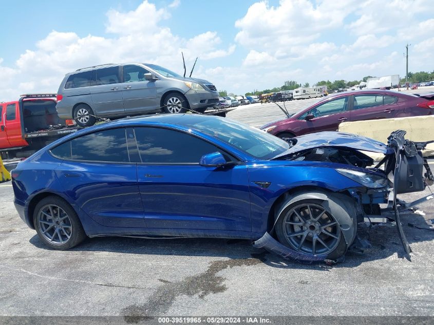 2022 Tesla Model 3 Rear-Wheel Drive VIN: 5YJ3E1EA8NF106856 Lot: 39519965