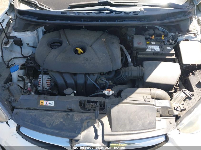 2013 Hyundai Elantra Gls VIN: 5NPDH4AEXDH355942 Lot: 39519970