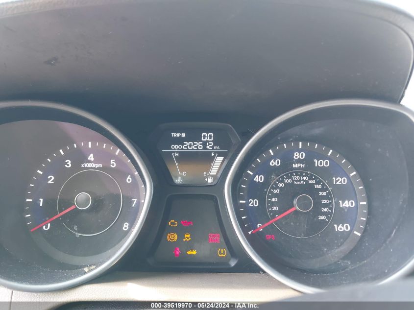 2013 Hyundai Elantra Gls VIN: 5NPDH4AEXDH355942 Lot: 39519970