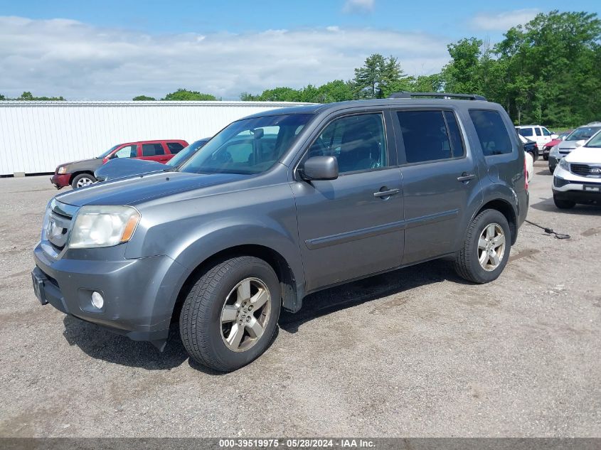 2011 Honda Pilot Ex-L VIN: 5FNYF4H52BB092399 Lot: 39519975