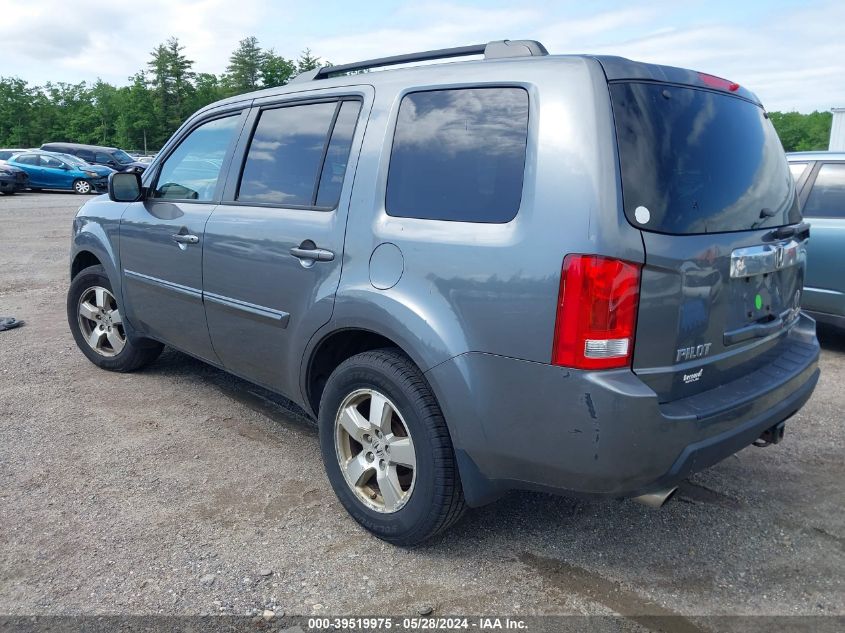 2011 Honda Pilot Ex-L VIN: 5FNYF4H52BB092399 Lot: 39519975